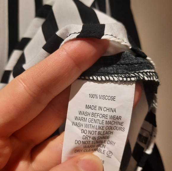 Piper striped flare sleeve blouse - Picture 3 of 4